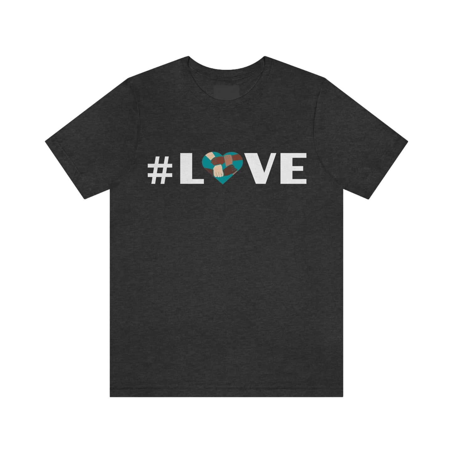 Love & Unity Heart. Unisex T-Shirt