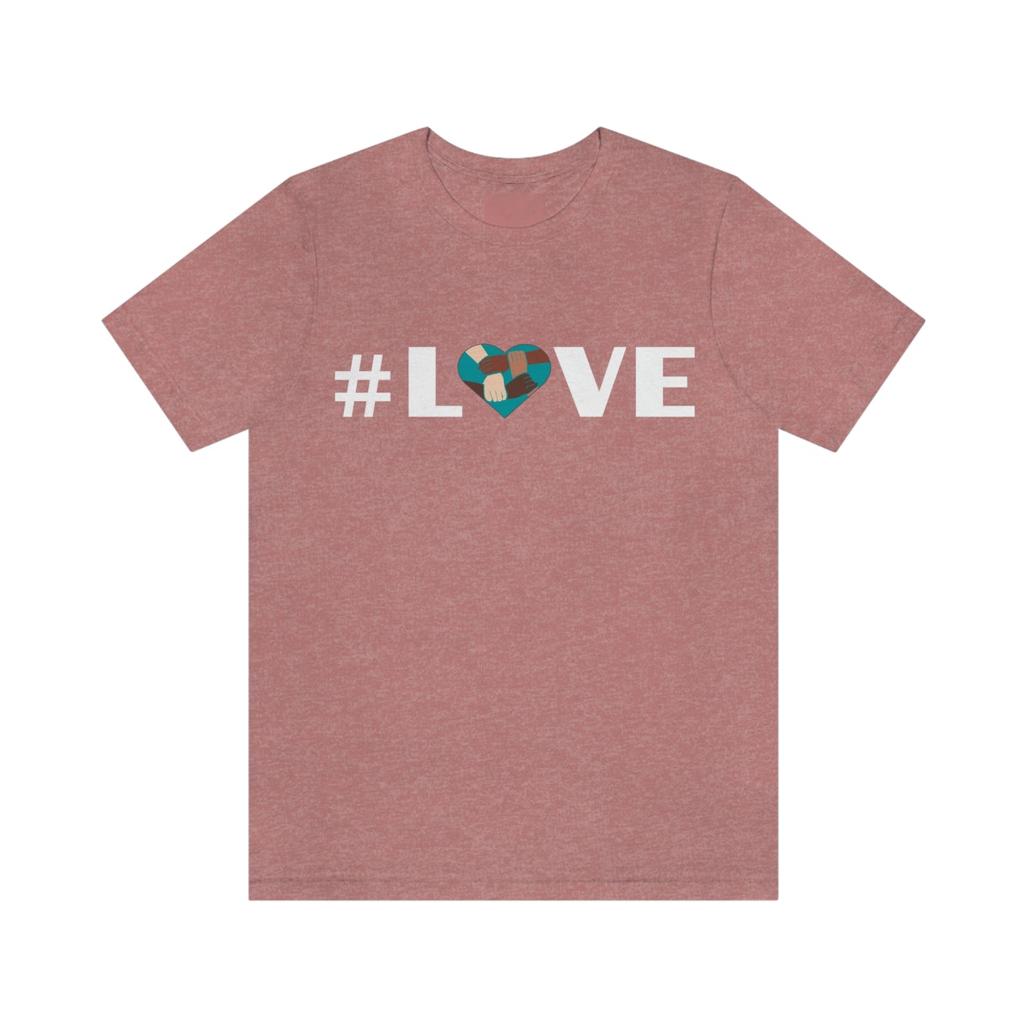 Love & Unity Heart. Unisex T-Shirt