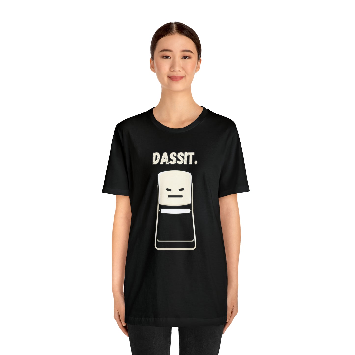 Dassit. Cartoon White Chair Edition. Unisex T-Shirt