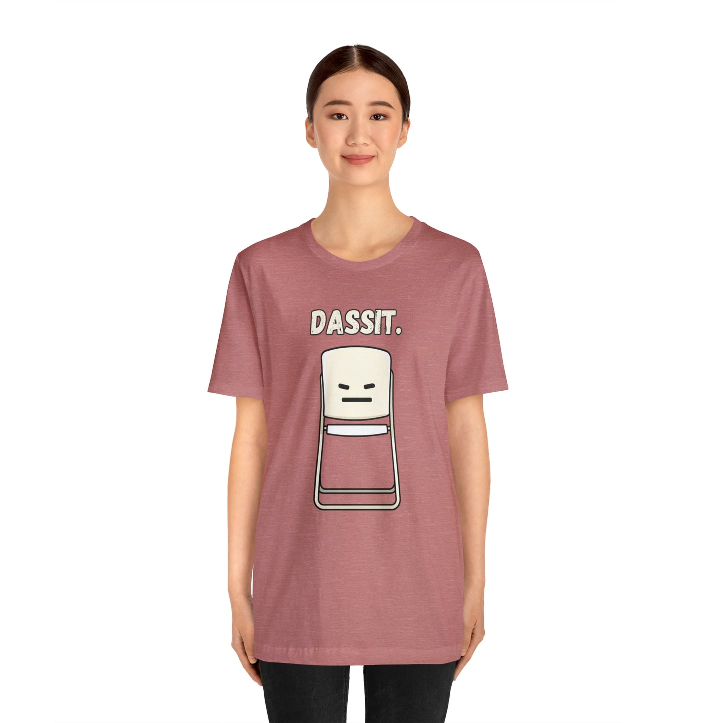 Dassit. Cartoon White Chair Edition. Unisex T-Shirt