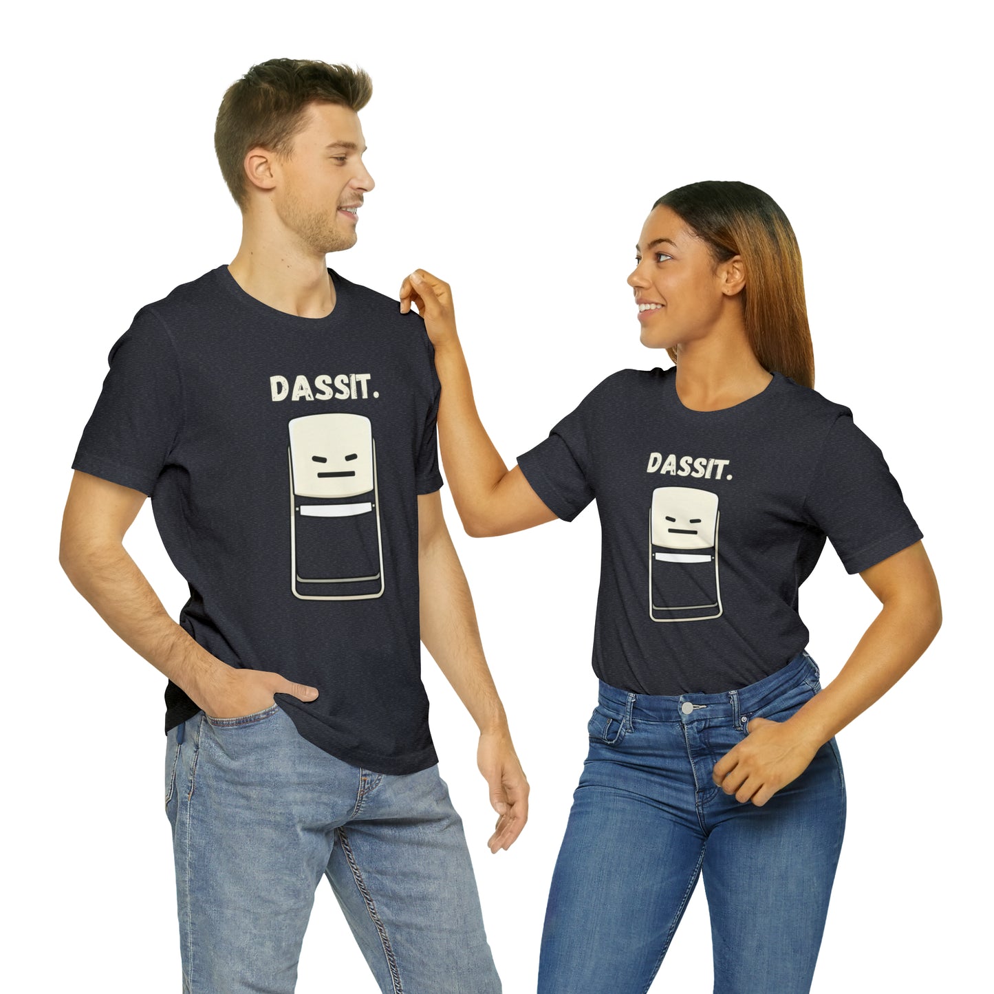 Dassit. Cartoon White Chair Edition. Unisex T-Shirt