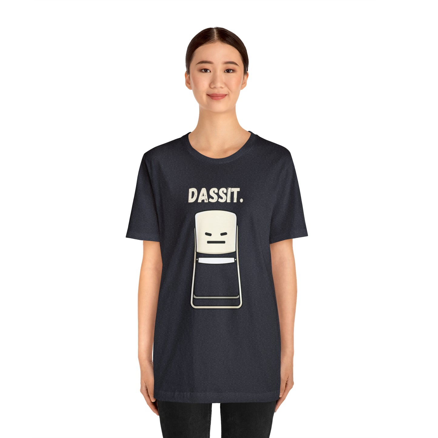 Dassit. Cartoon White Chair Edition. Unisex T-Shirt