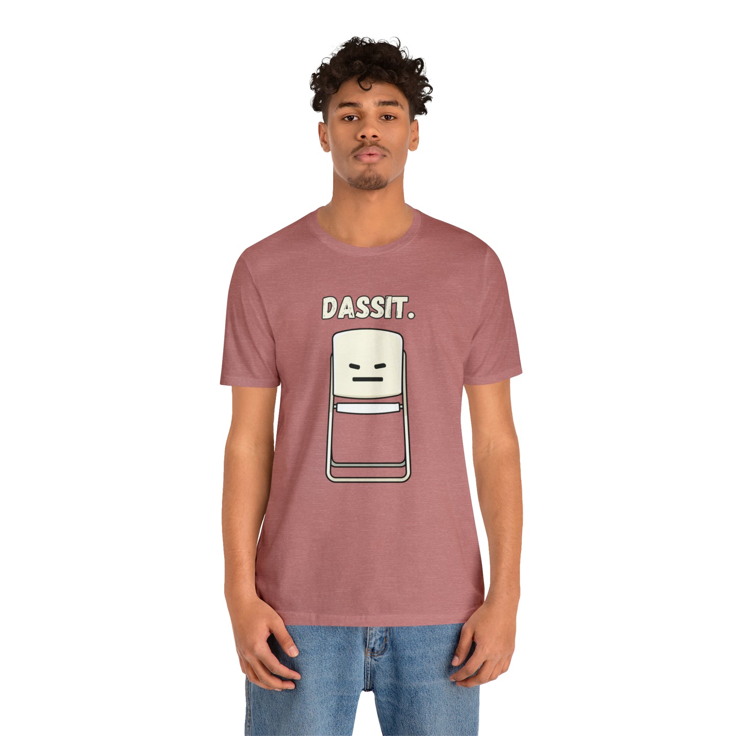 Dassit. Cartoon White Chair Edition. Unisex T-Shirt