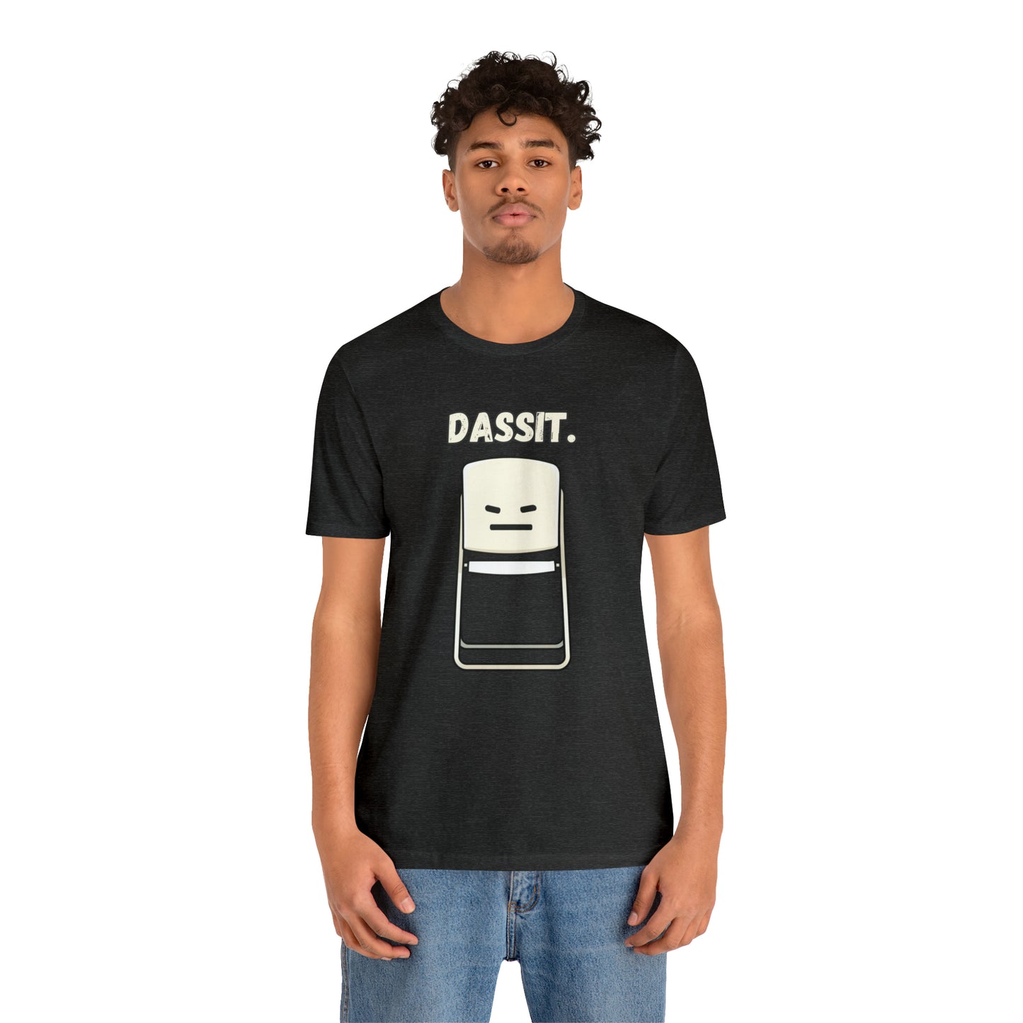 Dassit. Cartoon White Chair Edition. Unisex T-Shirt