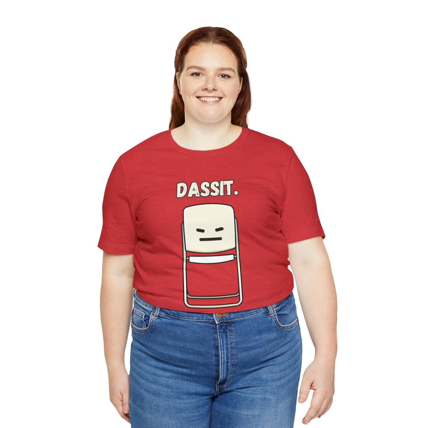 Dassit. Cartoon White Chair Edition. Unisex T-Shirt