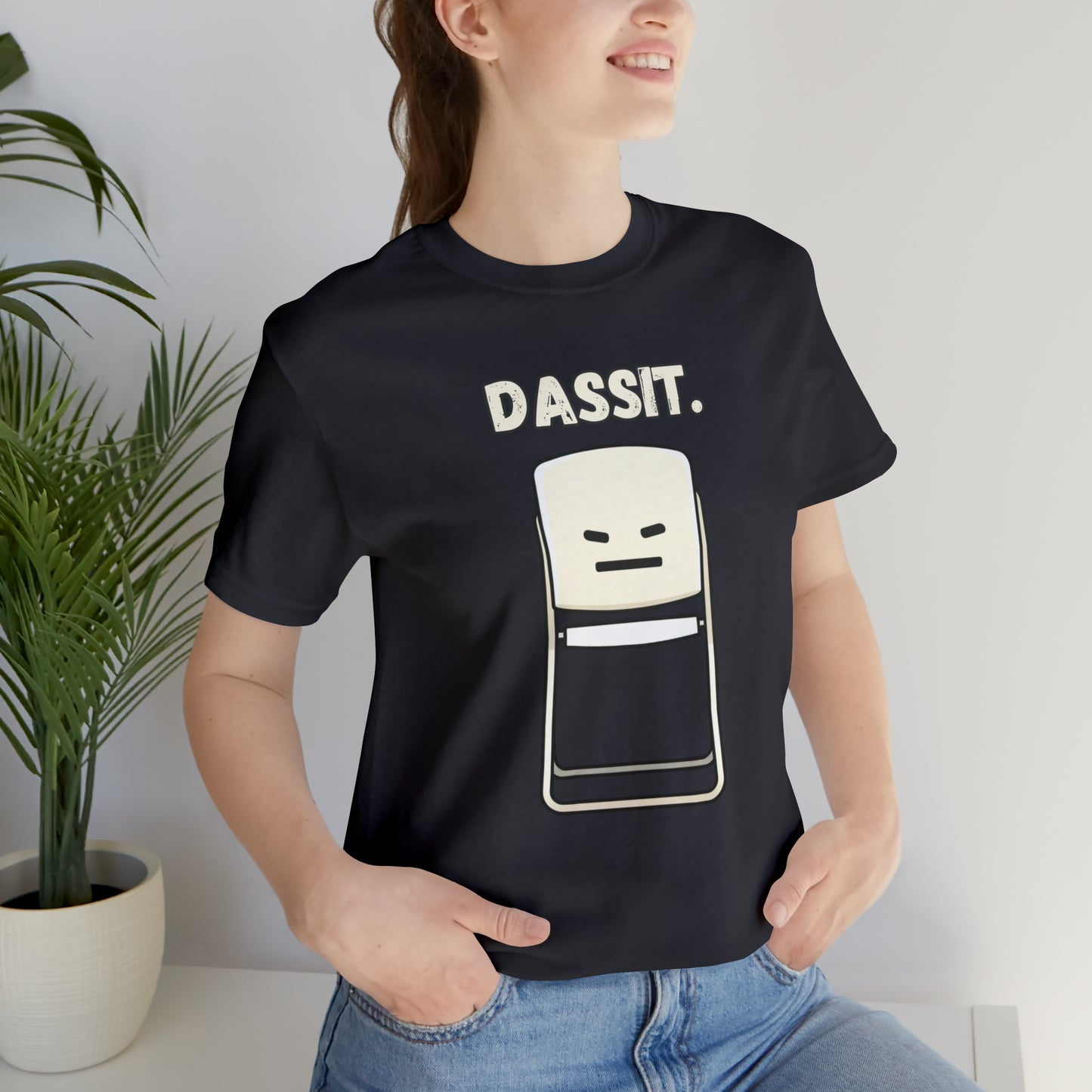 Dassit. Cartoon White Chair Edition. Unisex T-Shirt