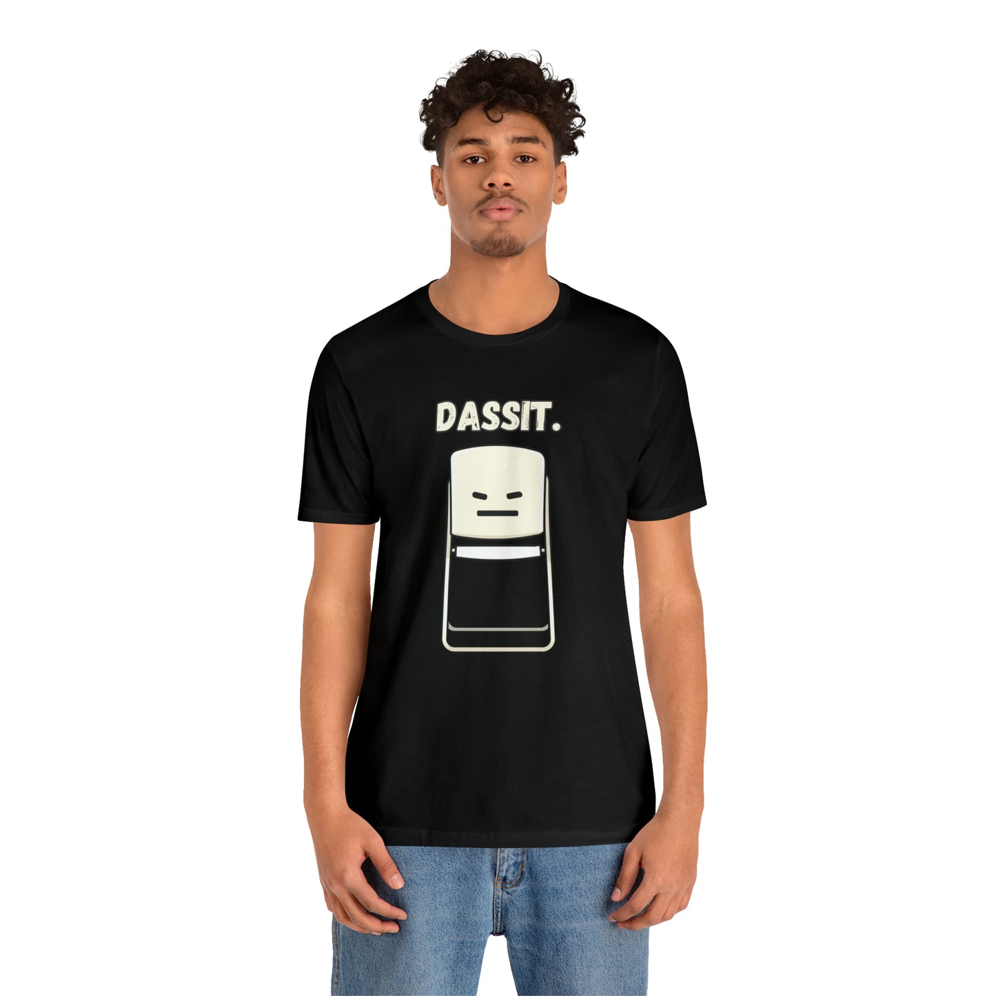 Dassit. Cartoon White Chair Edition. Unisex T-Shirt