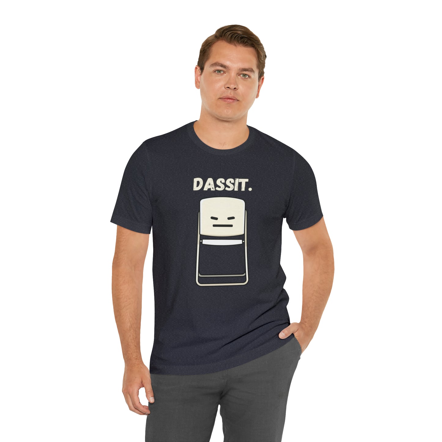 Dassit. Cartoon White Chair Edition. Unisex T-Shirt