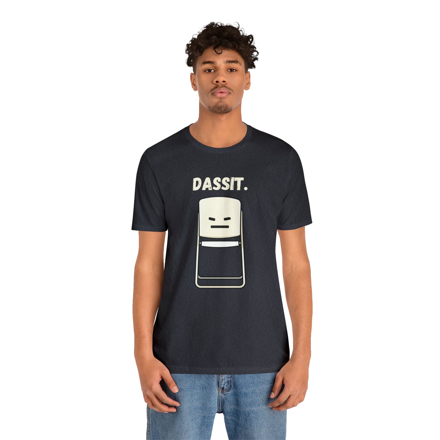 Dassit. Cartoon White Chair Edition. Unisex T-Shirt