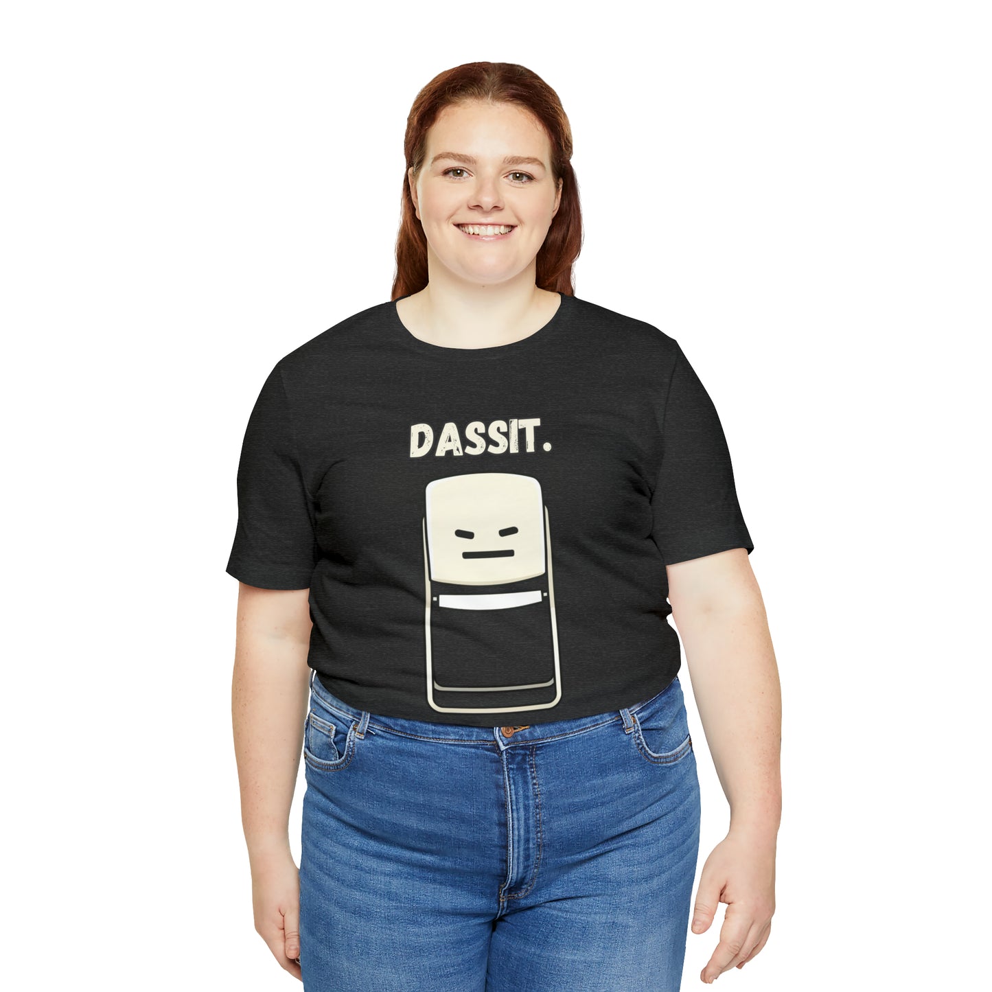 Dassit. Cartoon White Chair Edition. Unisex T-Shirt