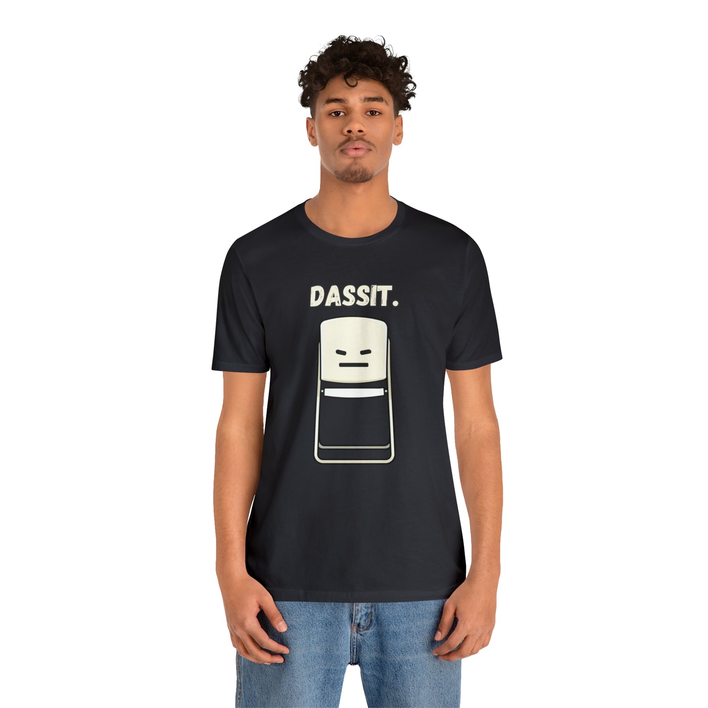 Dassit. Cartoon White Chair Edition. Unisex T-Shirt