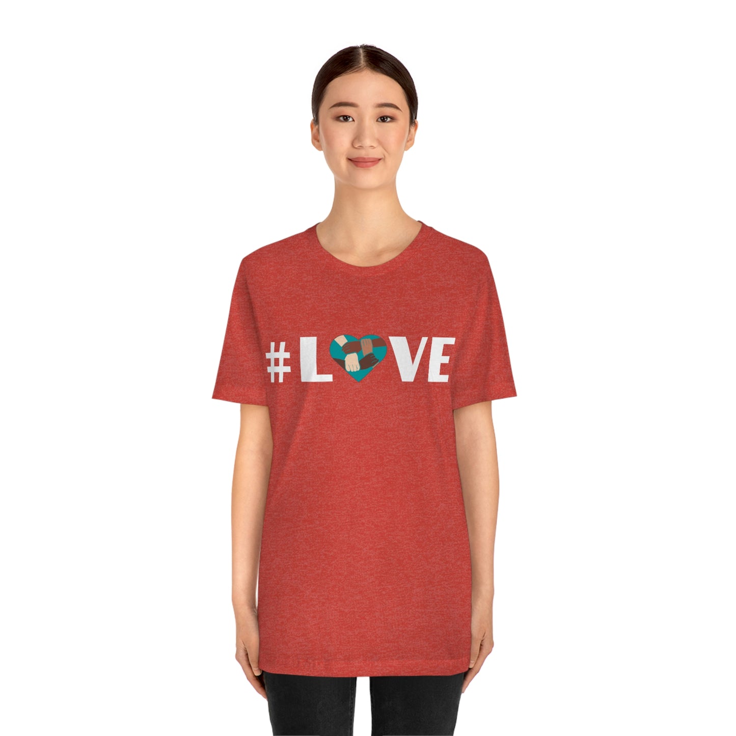 Love & Unity Heart. Unisex T-Shirt