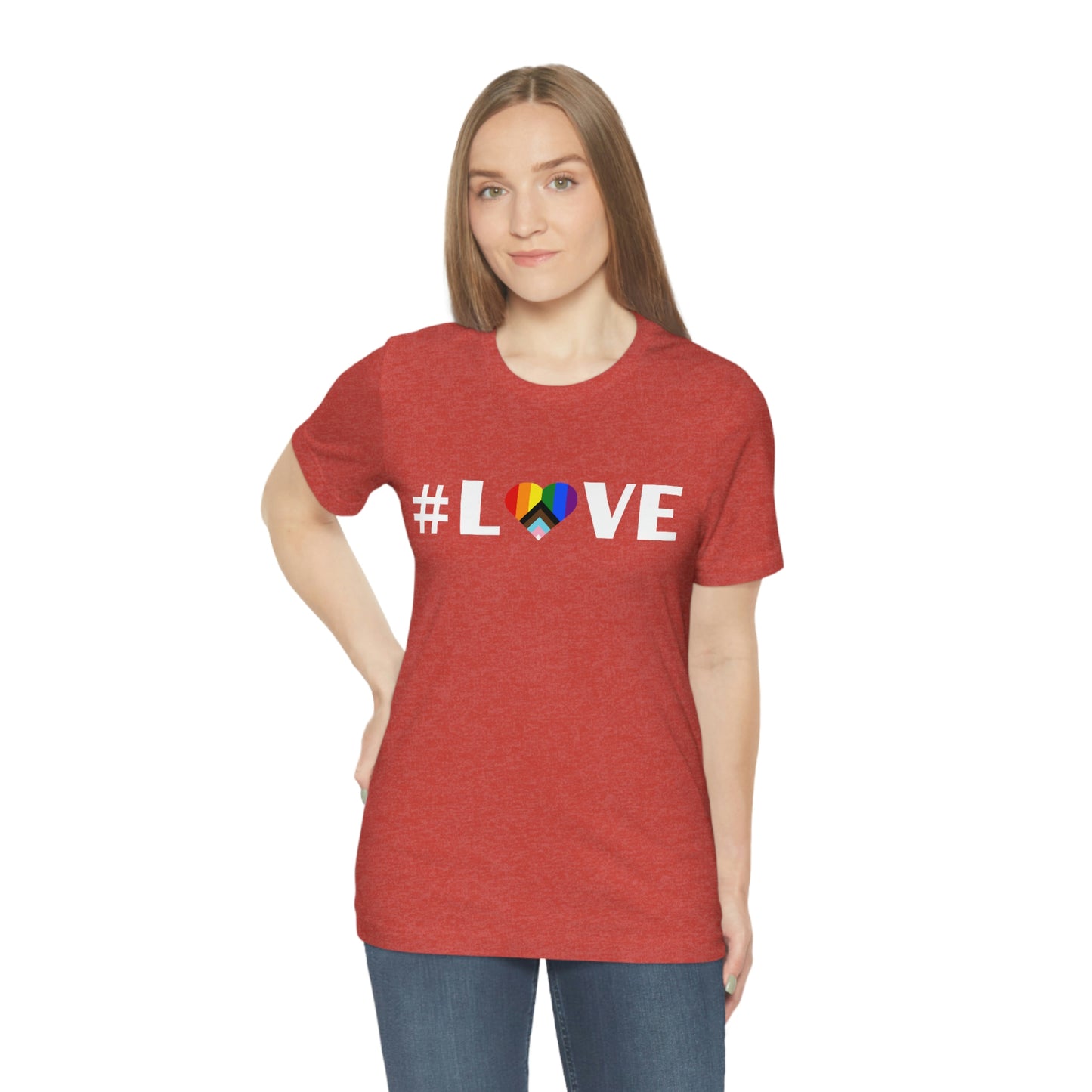 Love & Pride Heart. Unisex T-Shirt