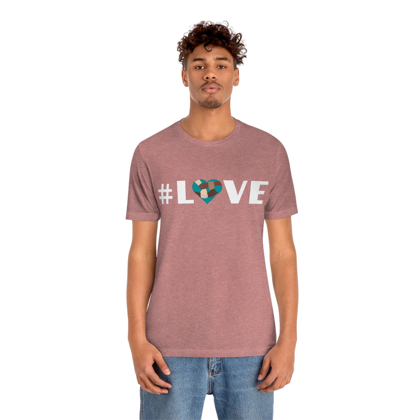 Love & Unity Heart. Unisex T-Shirt