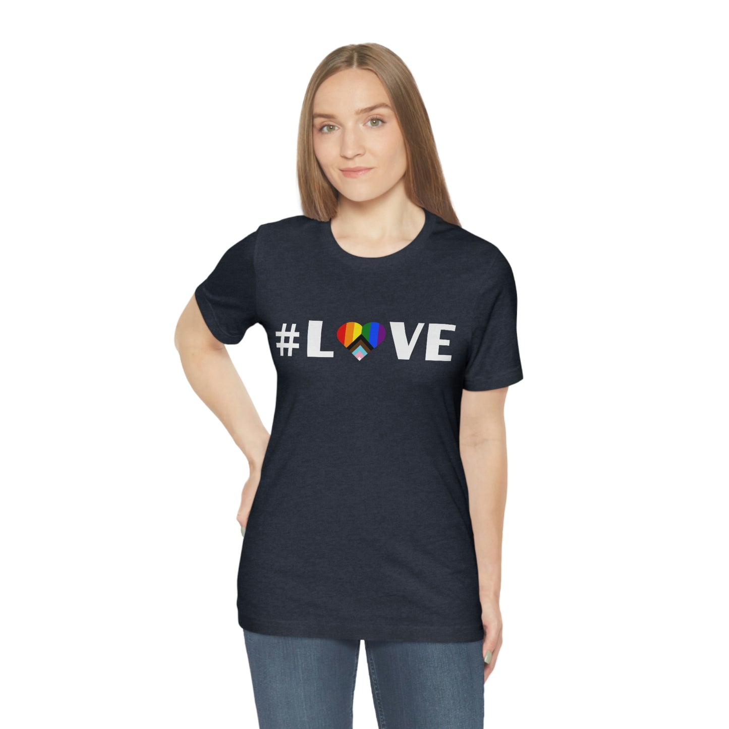 Love & Pride Heart. Unisex T-Shirt