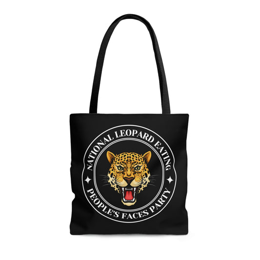 Leopard Eating Faces | Political Tote Bag | Politics | Funny | Tote Bag