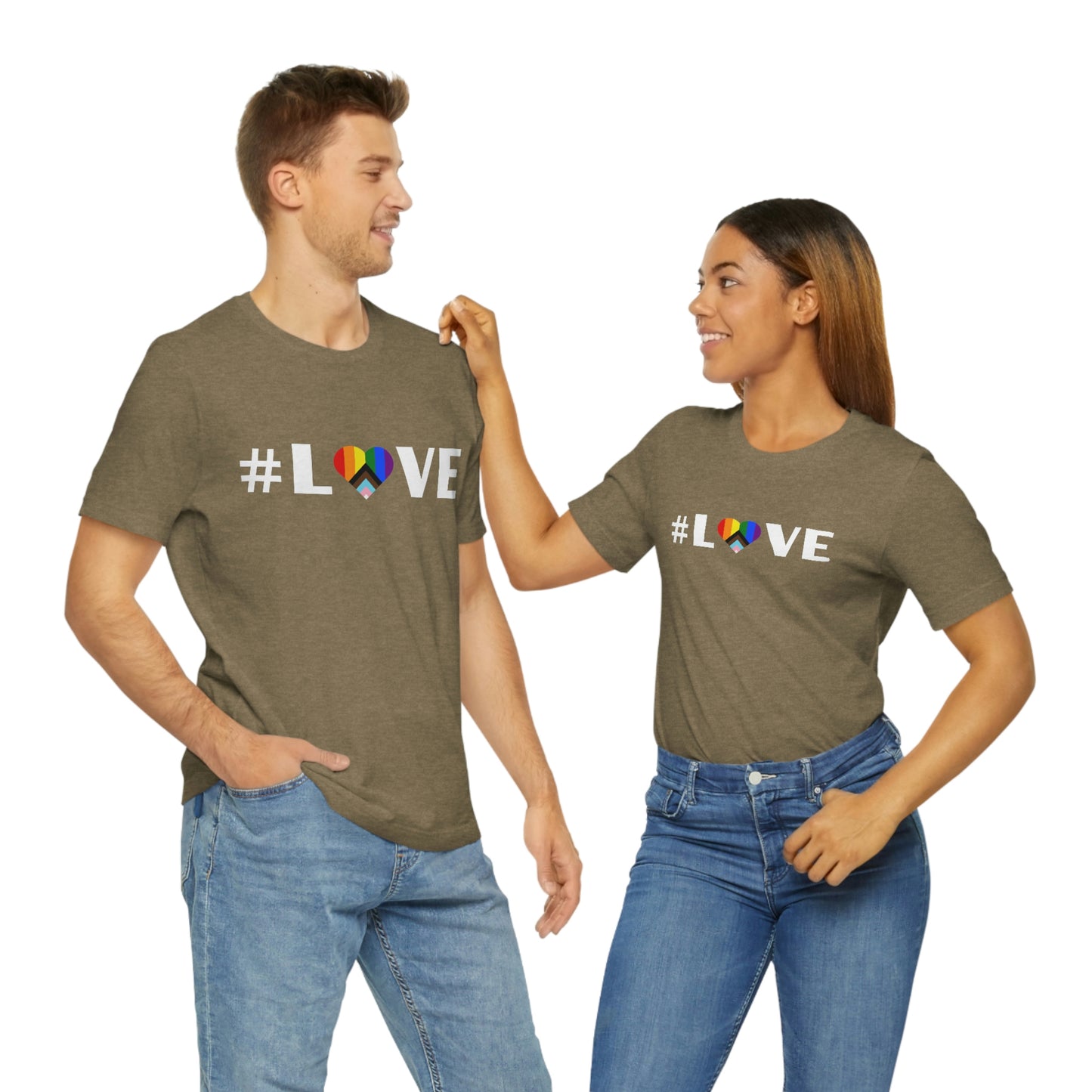 Love & Pride Heart. Unisex T-Shirt