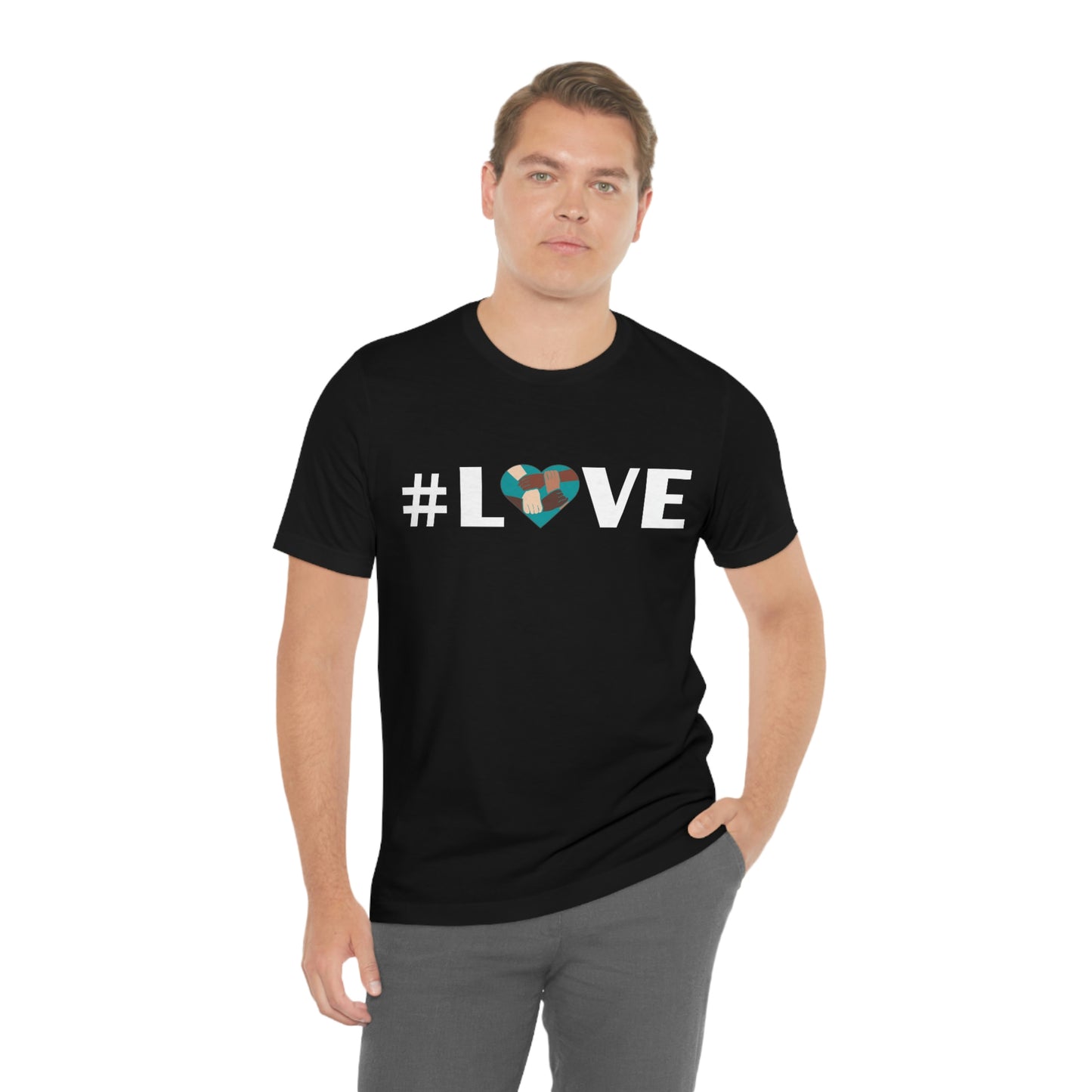 Love & Unity Heart. Unisex T-Shirt