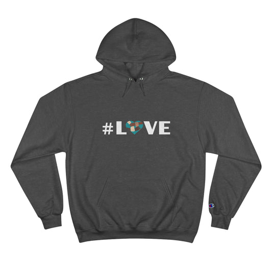 Love & Unity Heart. Unisex Champion Hoodie