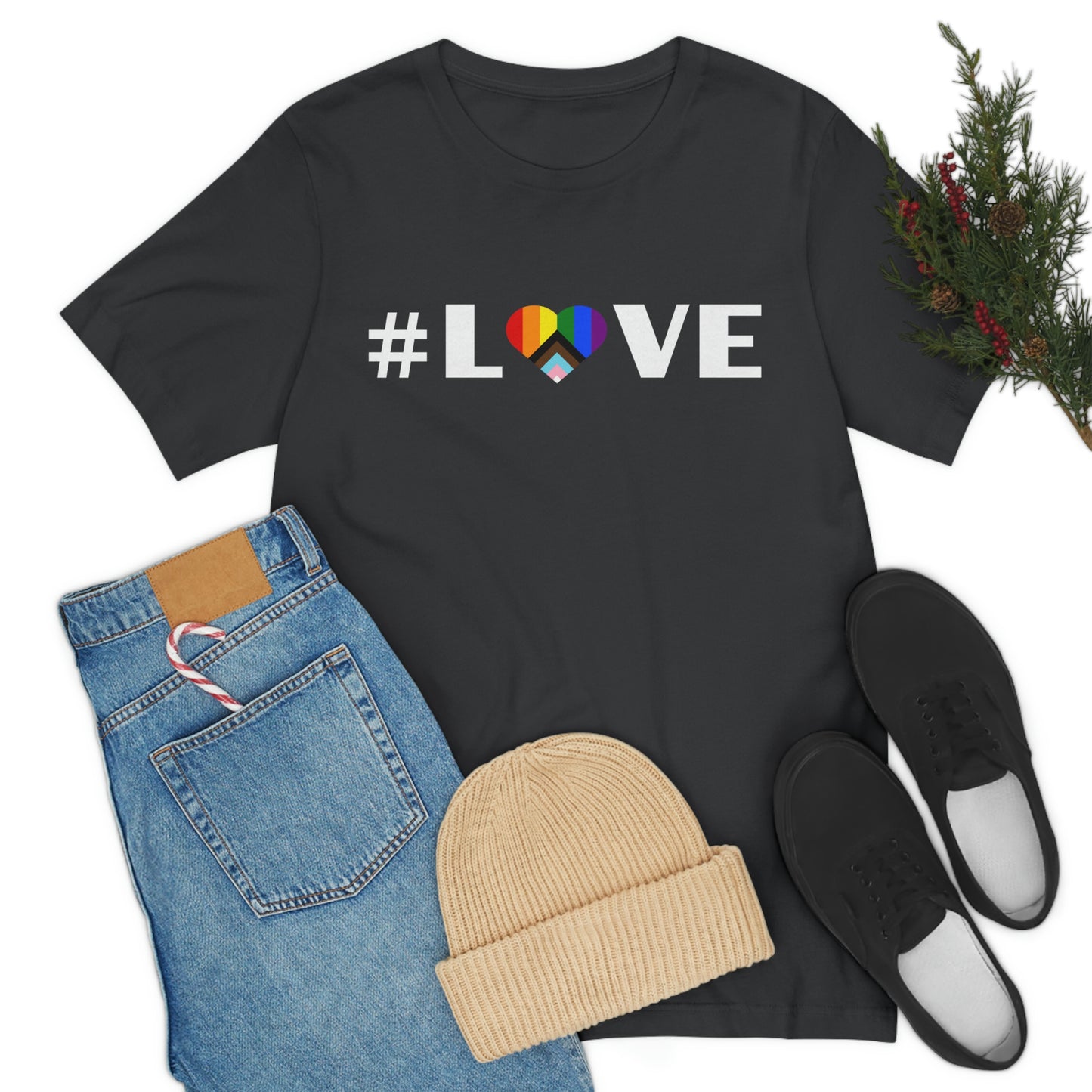 Love & Pride Heart. Unisex T-Shirt