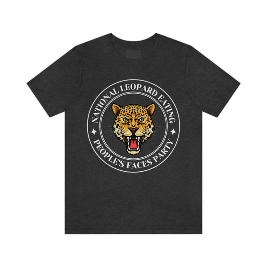 Leopard Eating Faces. Unisex Political T-Shirt