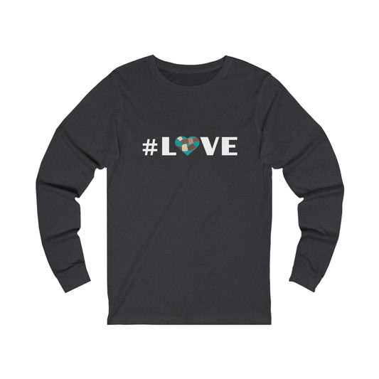 Love & Unity Heart. Unisex Long-Sleeve Tee