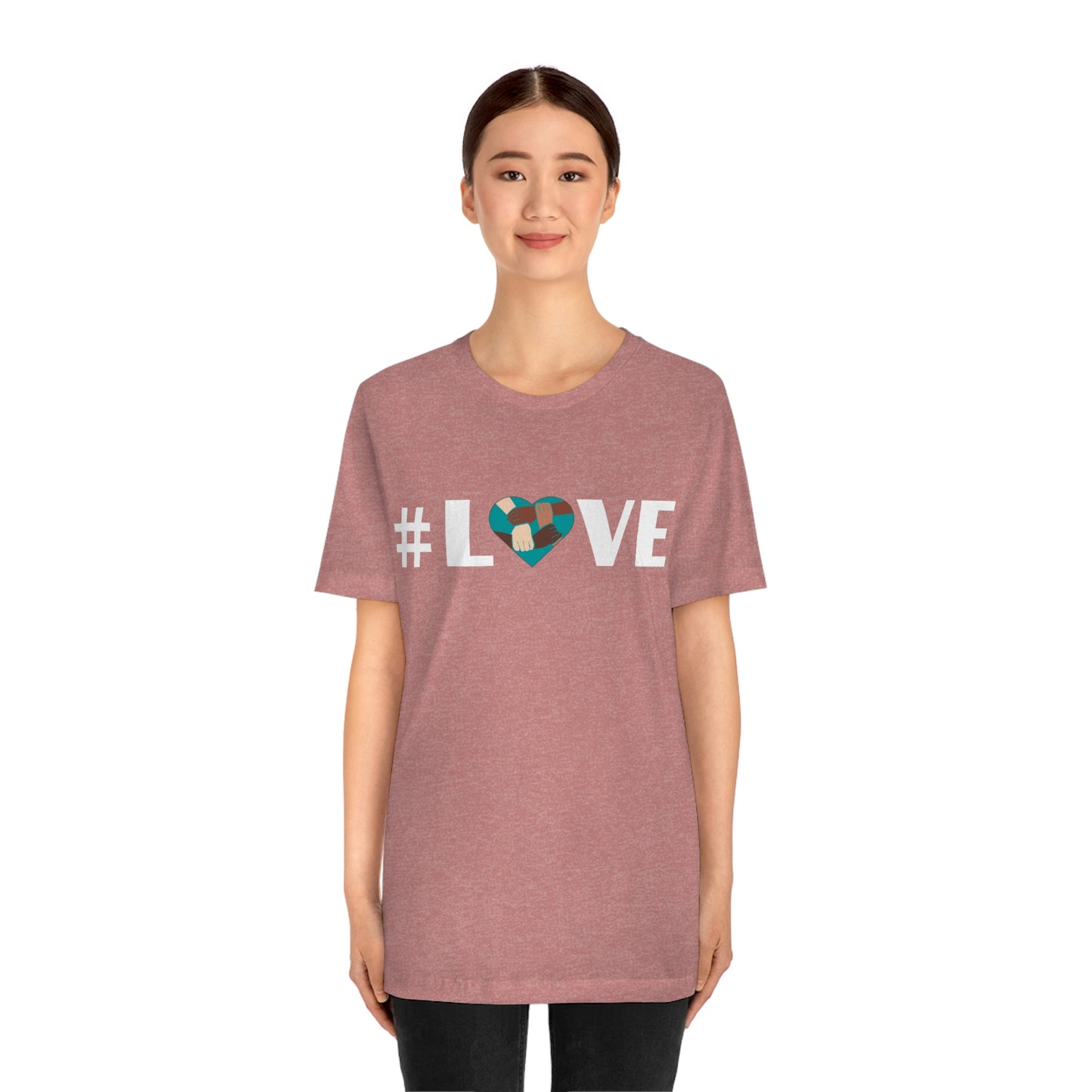 Love & Unity Heart. Unisex T-Shirt