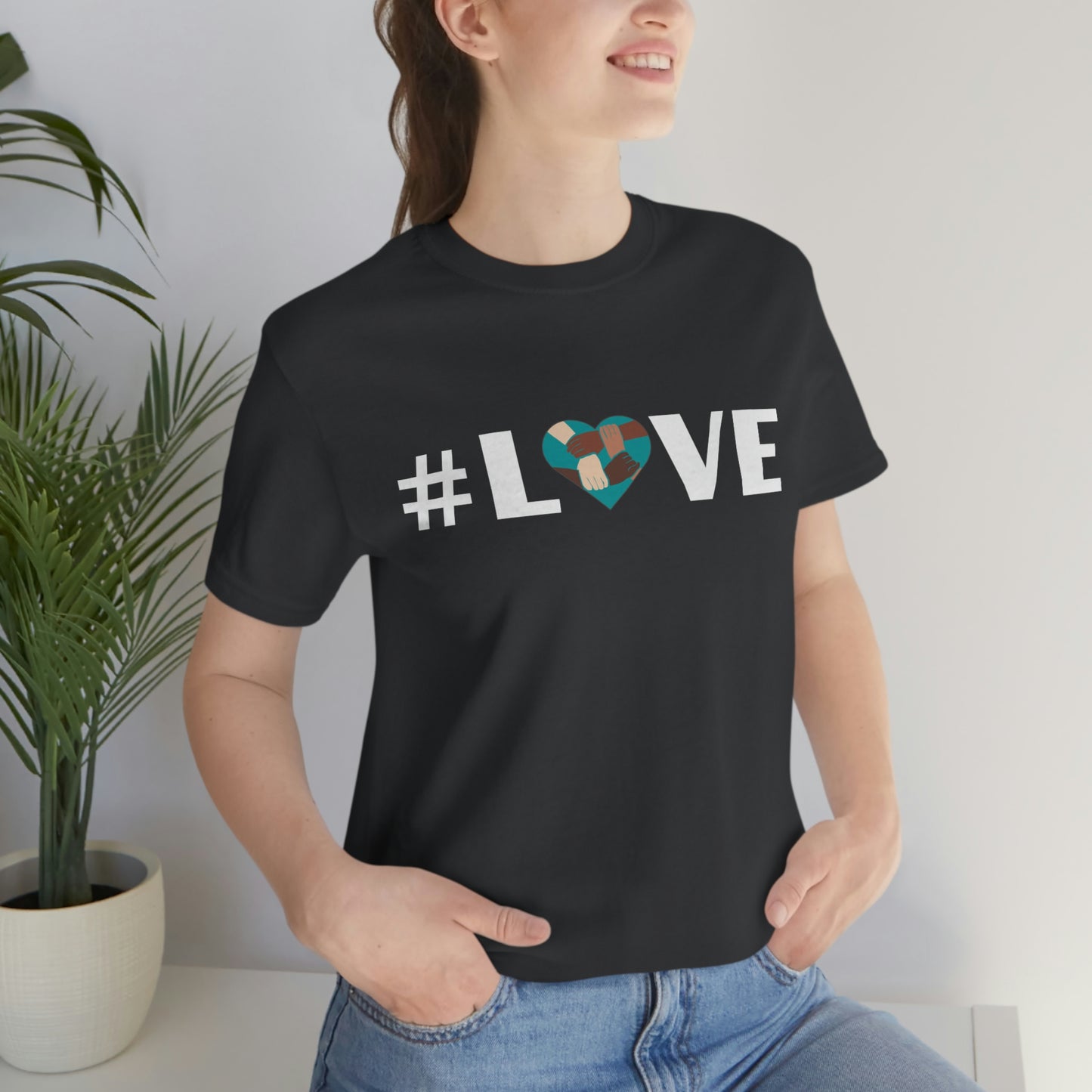 Love & Unity Heart. Unisex T-Shirt