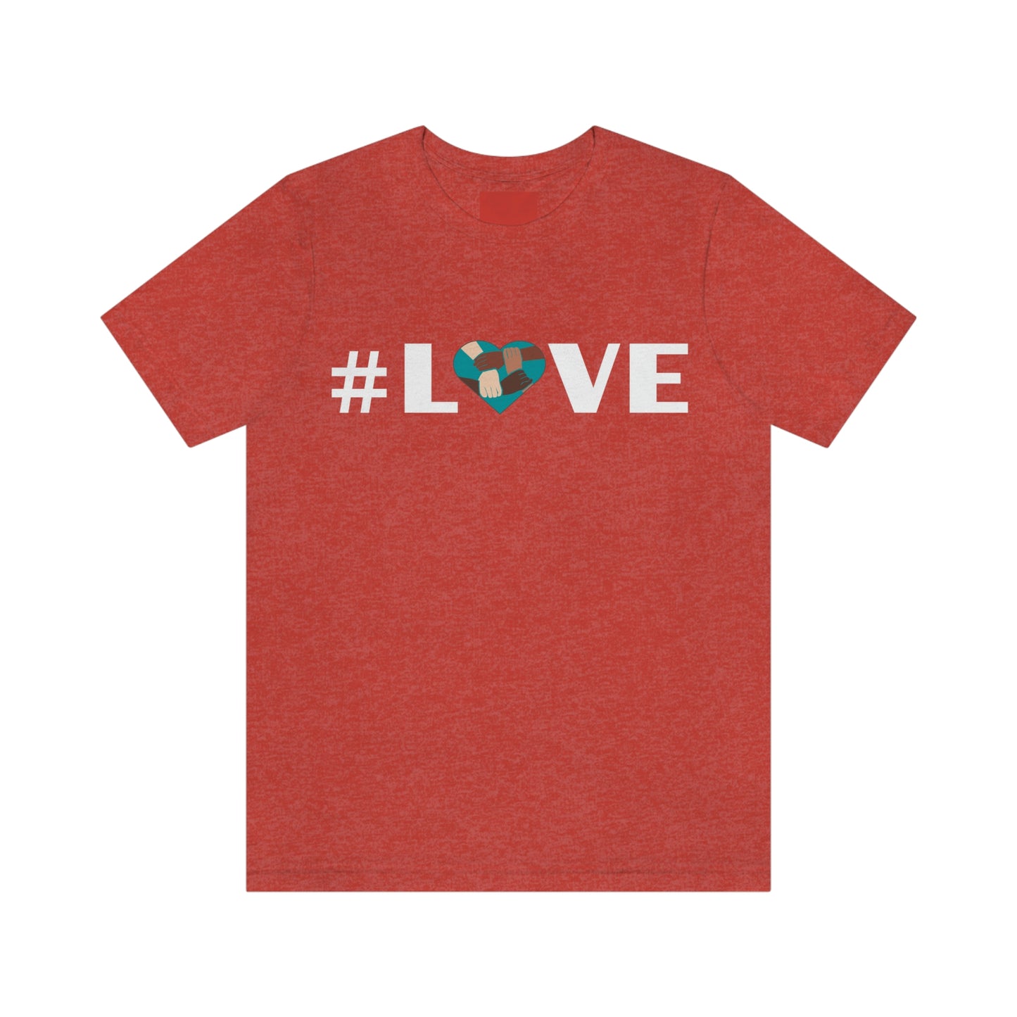 Love & Unity Heart. Unisex T-Shirt