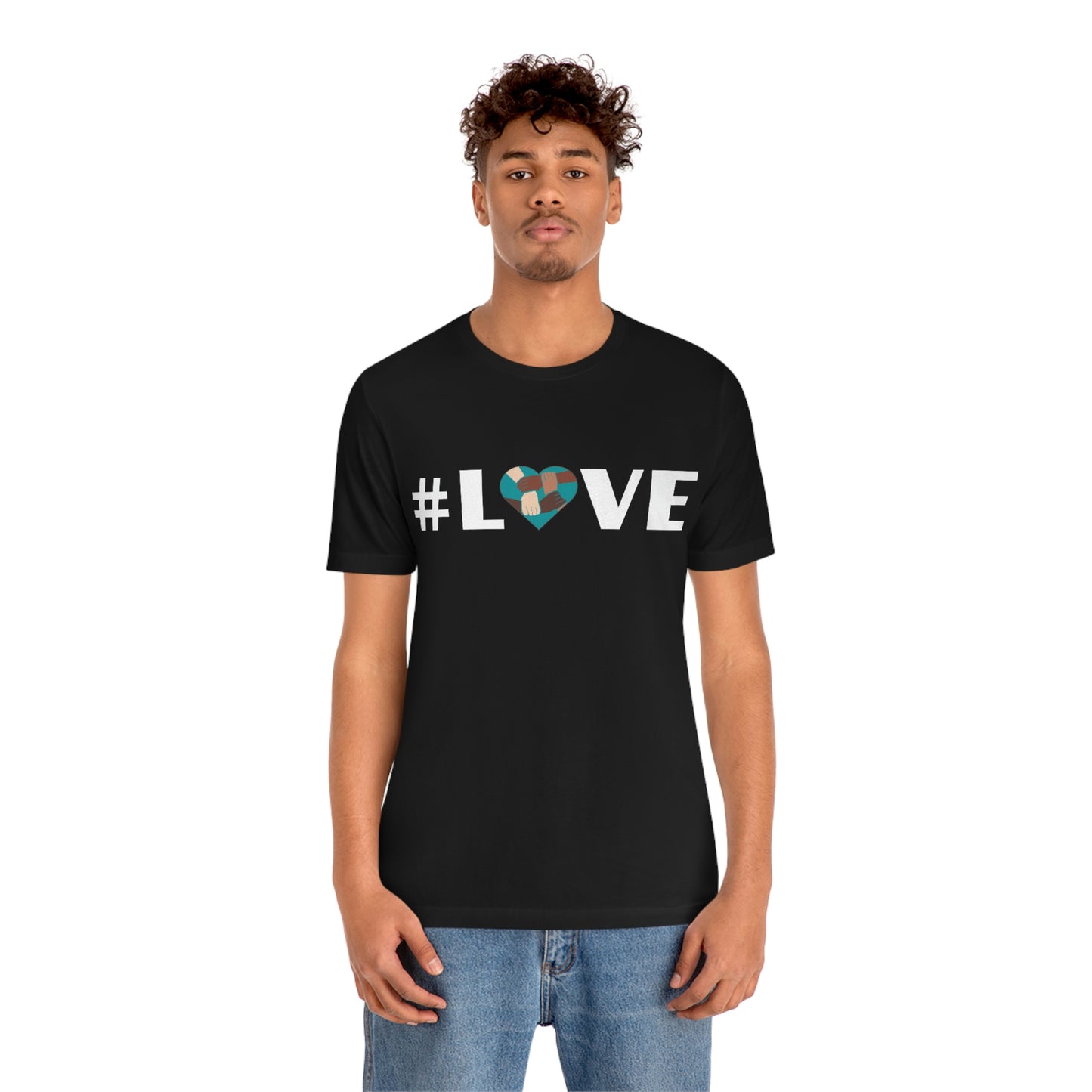 Love & Unity Heart. Unisex T-Shirt