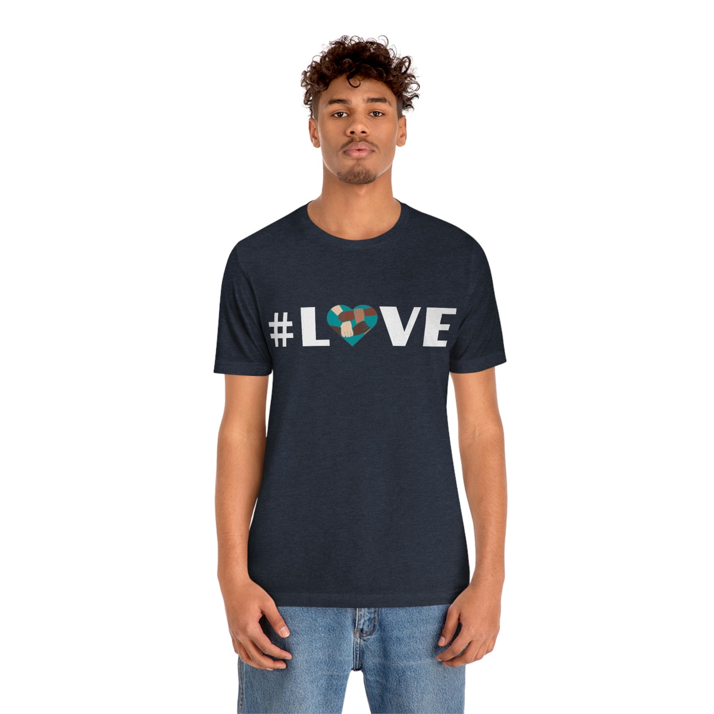 Love & Unity Heart. Unisex T-Shirt