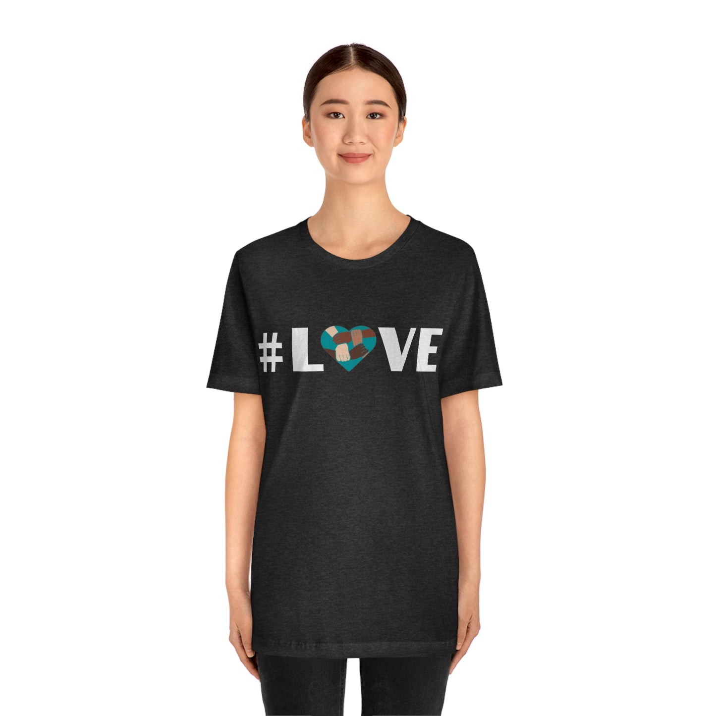 Love & Unity Heart. Unisex T-Shirt